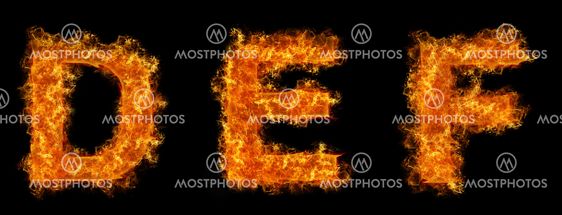 Joukko Fire kirjain D E F