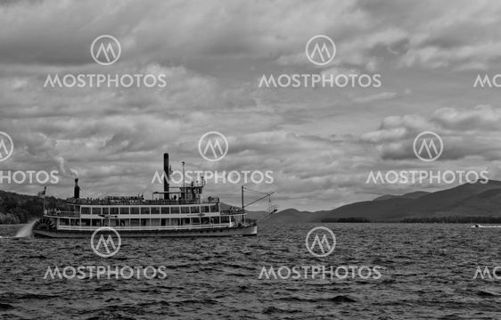 Steam boat at Lake George