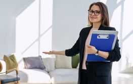 Portrait of professional psychologist therapist woman...