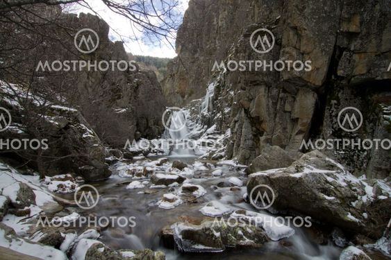 Purgatorio Waterfall, Rascafria, Madrid, Spain