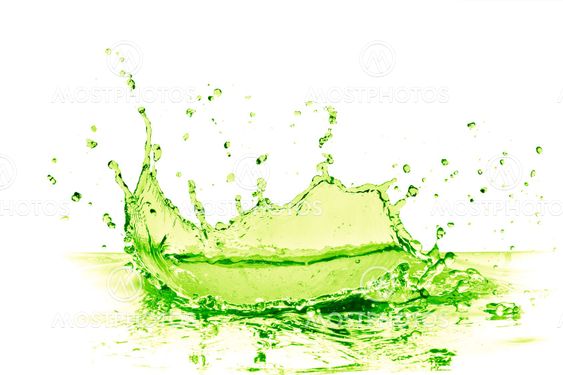 lime drink splash
