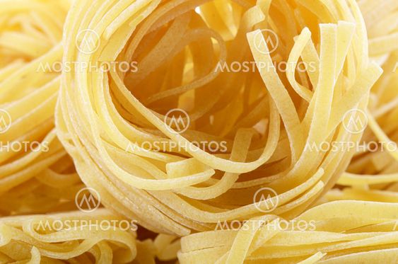 Uncooked pasta spaghetti macaroni