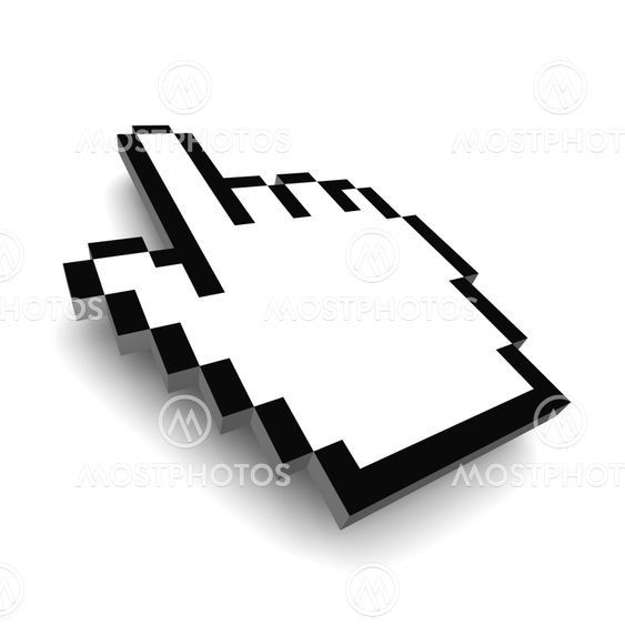 Computer hand cursor