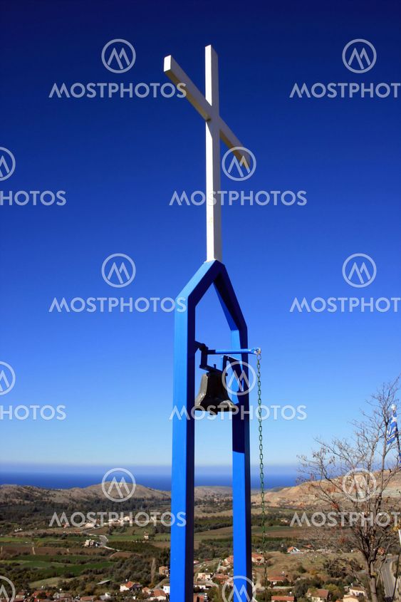 Crucifix in the sky