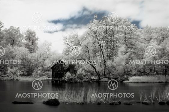 IR-bild från Mörrumsån
