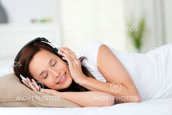 Woman on bed