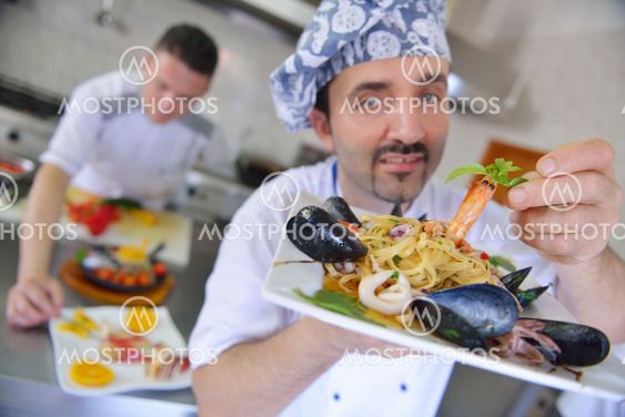 chef preparing food