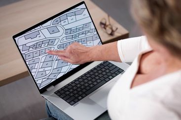 Cadastre City Building Survey Map