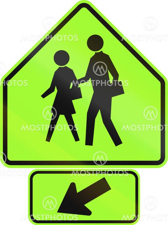 United States MUTCD road warning sign assembly