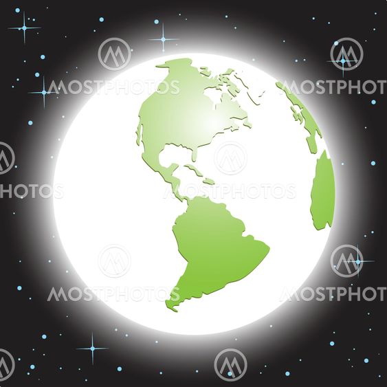 white globe