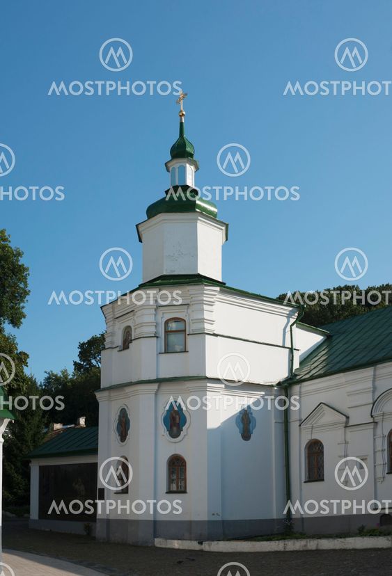 Refectory church in Florivsky convent in Kyiv