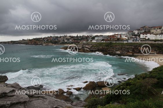 Storm pilvet yli Tamarama