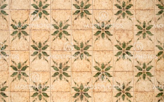 Traditional Portuguese glazed tiles