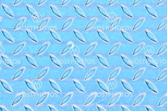 Blue Grunge steel floor plate