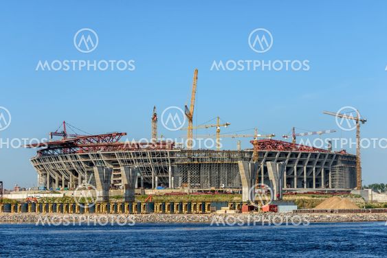 Construction of stadium