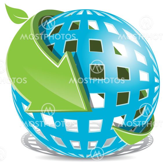 Blue Ball And Green Arrow