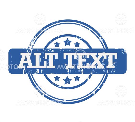 Alt Text SEO stamp