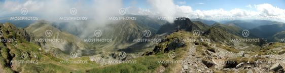 The carpathians in Transylvania