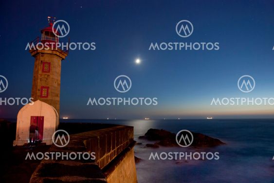 Lighthouse at night