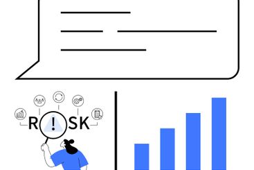 Risk Assessment with Data Analysis Concept Featuring...