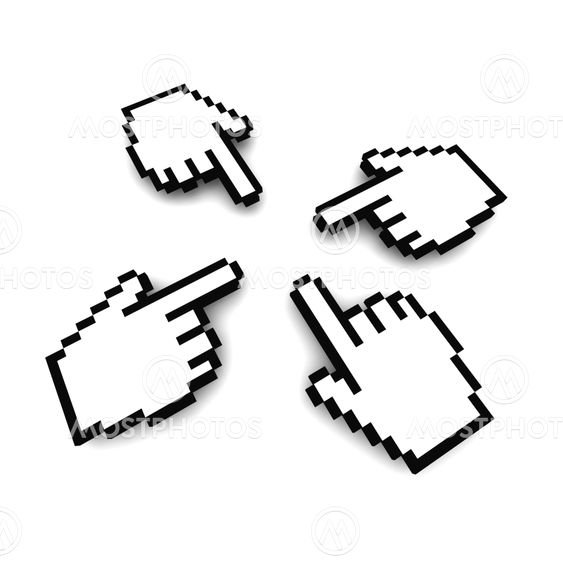 Computer hand cursor
