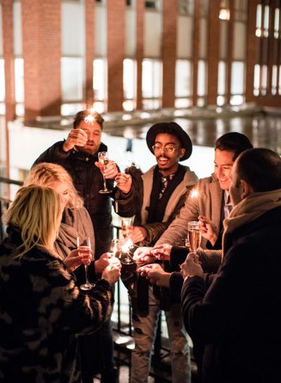 Tomtebloss, Nyårsafton