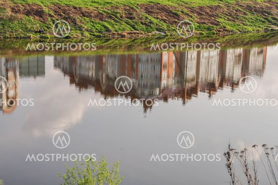reflection of city
