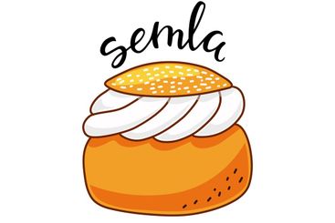 Semla is a traditional sweet bun from Scandinavia and...