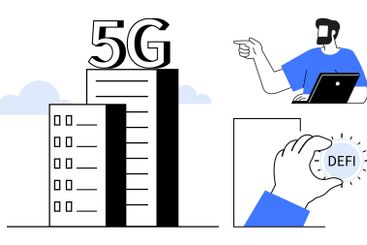 Advanced Technology Concepts with 5G Building, Pointing...