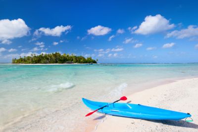 Kayak on a beach