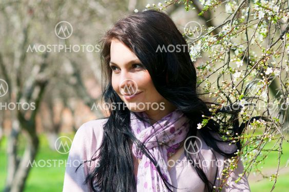 Portrait of beautiful woman