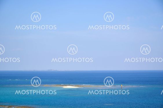 Cobalt blue Pacific Ocean coast