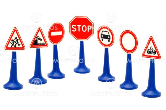 set road sign