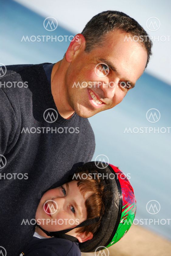 Father son portrait
