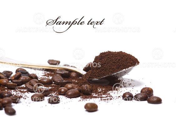 cocoa in spoon
