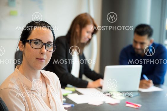 Porträttbild i Skandinaviskt kontor