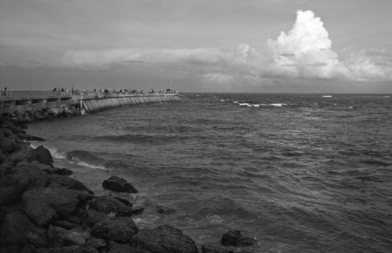 Cumulonimbus (black and white)