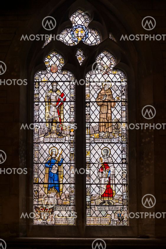 Stained Glass Window of Corsham Church