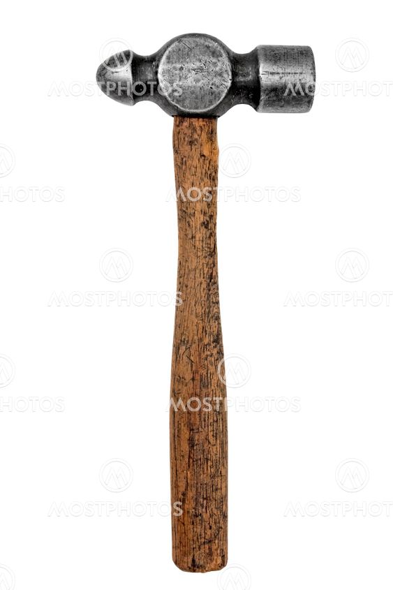 vintage ball peen hammer