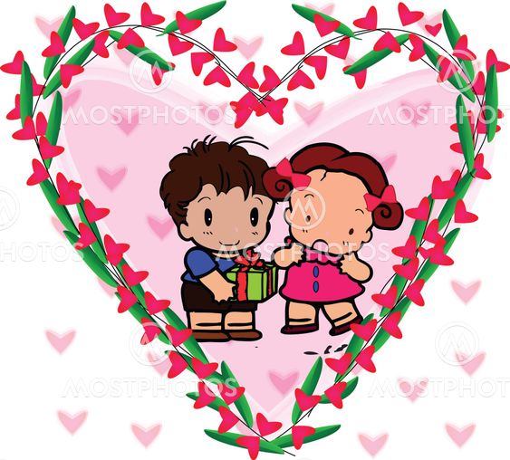 Couple of heart frame