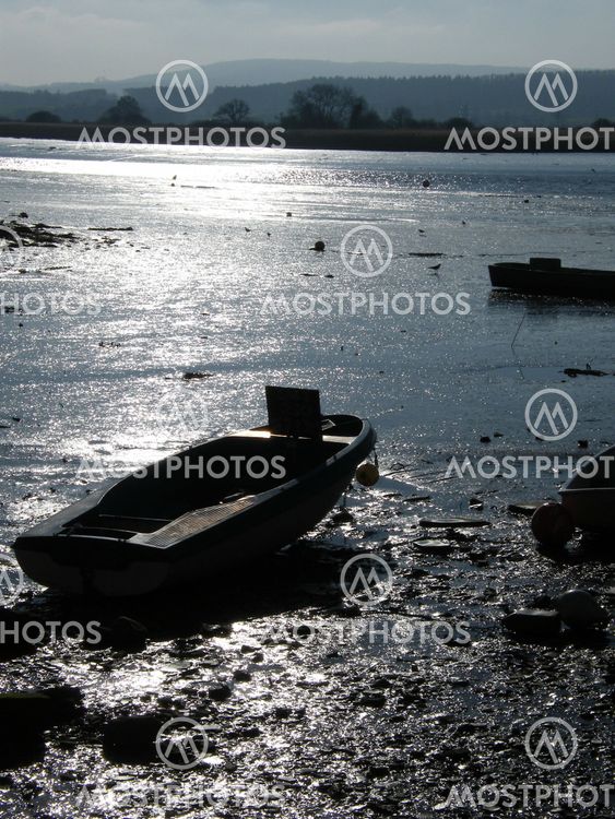 Boat on the Exe at Topsham