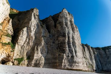 Beautiful seaside landscape of cliffs on the Normandy...