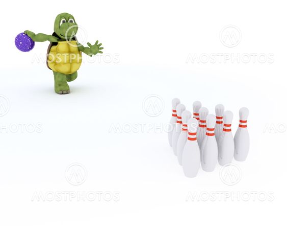 tortoise ten pin bowling
