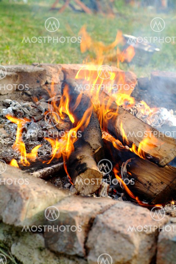 lägret brand