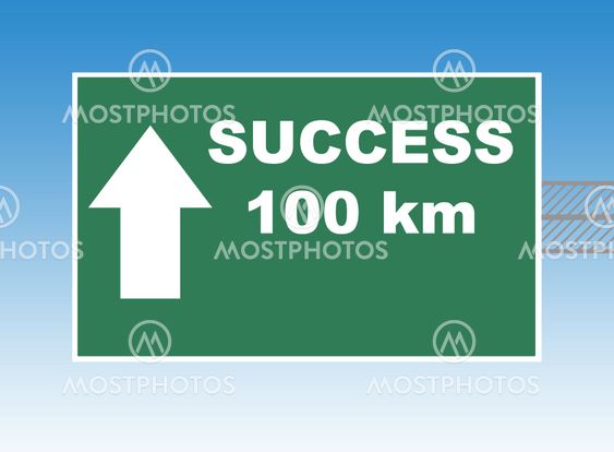 Success Highway sign