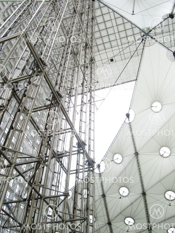 View from below of a modern building