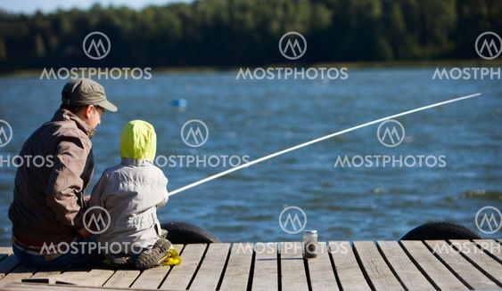 Family fishing