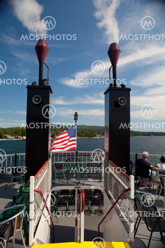 Steam boat at Lake George