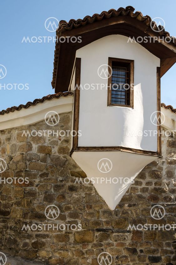 Single room built into a stone wall from Plovdiv