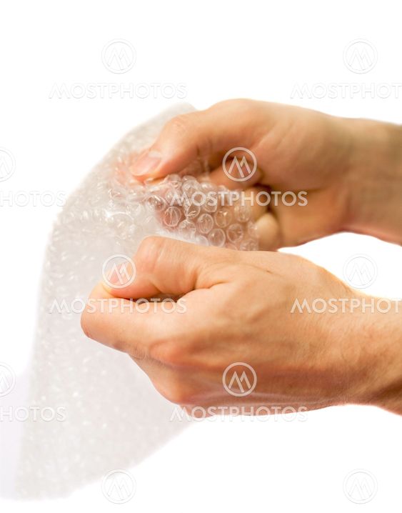 Popping the bubbles of bubble wrap